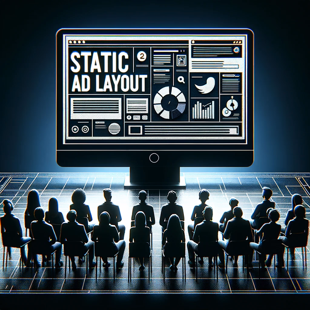 Static ad layout