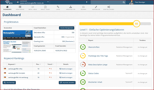 onpage seo rankings