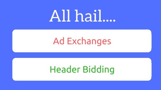 header bidding and ad exchanges