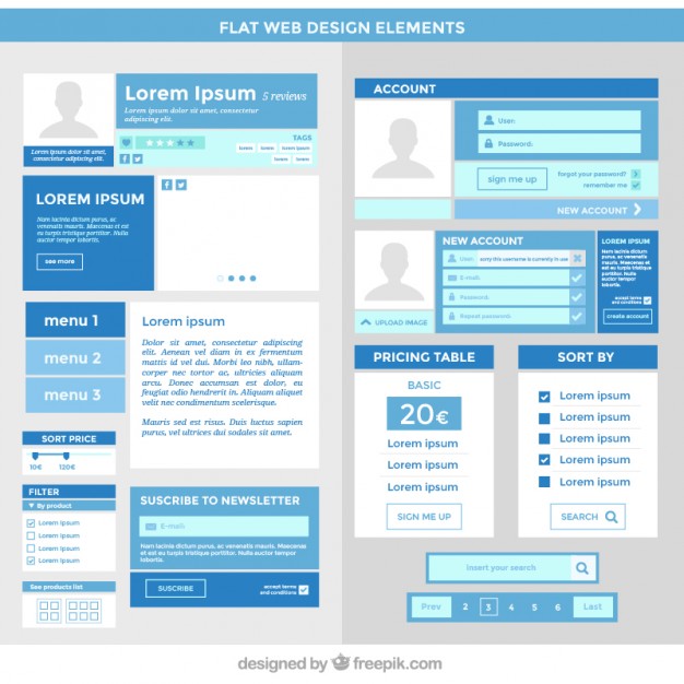 website variables