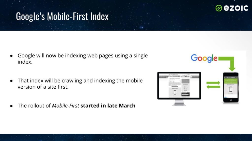 google mobile-first index