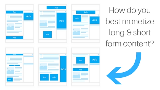 short form content vs long form content monetization