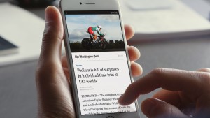 Facebook Instant Article viewed on smartphone