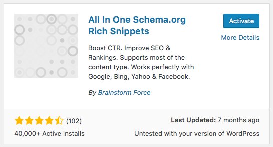 wordpress schema plugin