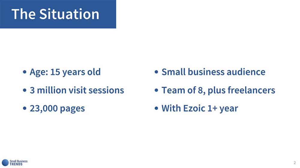 No SEO experience, an aging site, and some outdated content