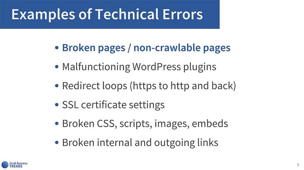How to technically fix old content