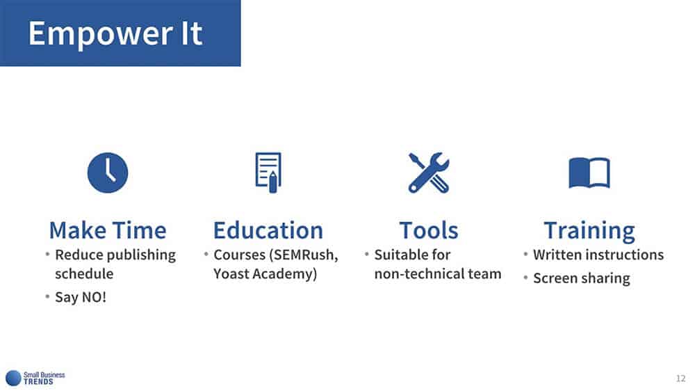 Building a content strategy and getting everyone on board