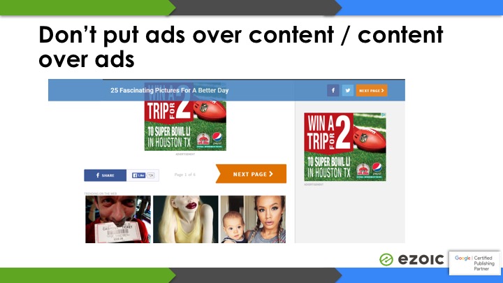 ads that violate adsense policy