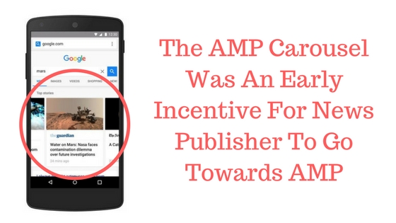 google amp carousel news