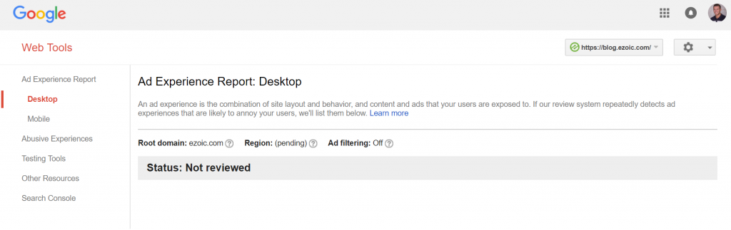 Google abusive experiences report