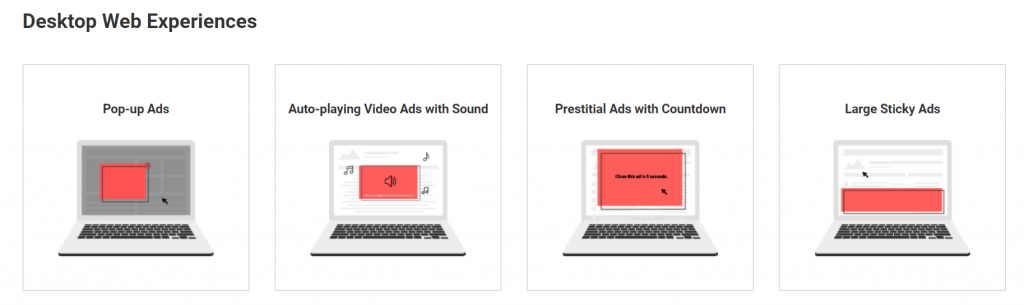 google abusive ad experiences violations fix