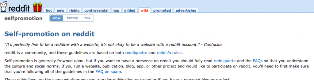 reddit spam