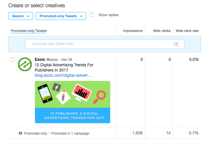 promoted tweet