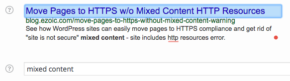 improve search ranking for content