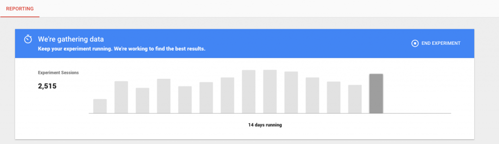 gathering data for website testing