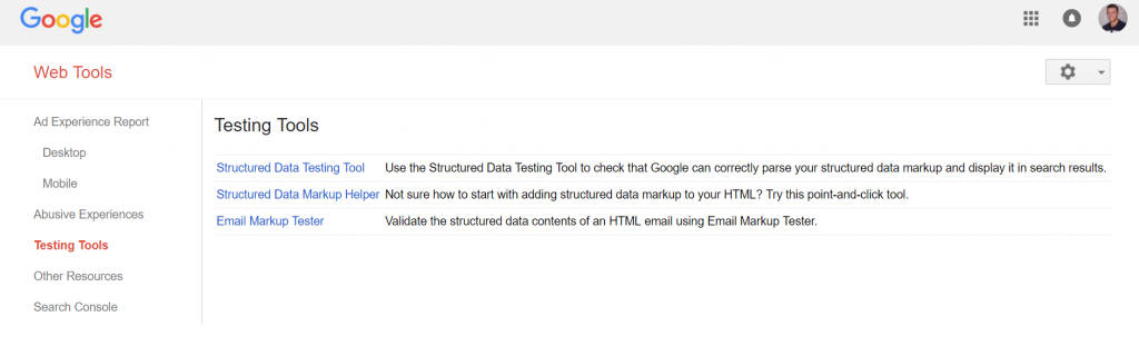 google web tools
