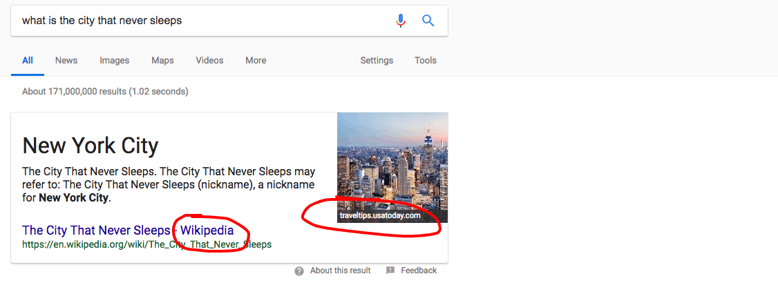 knowledge graph snippets