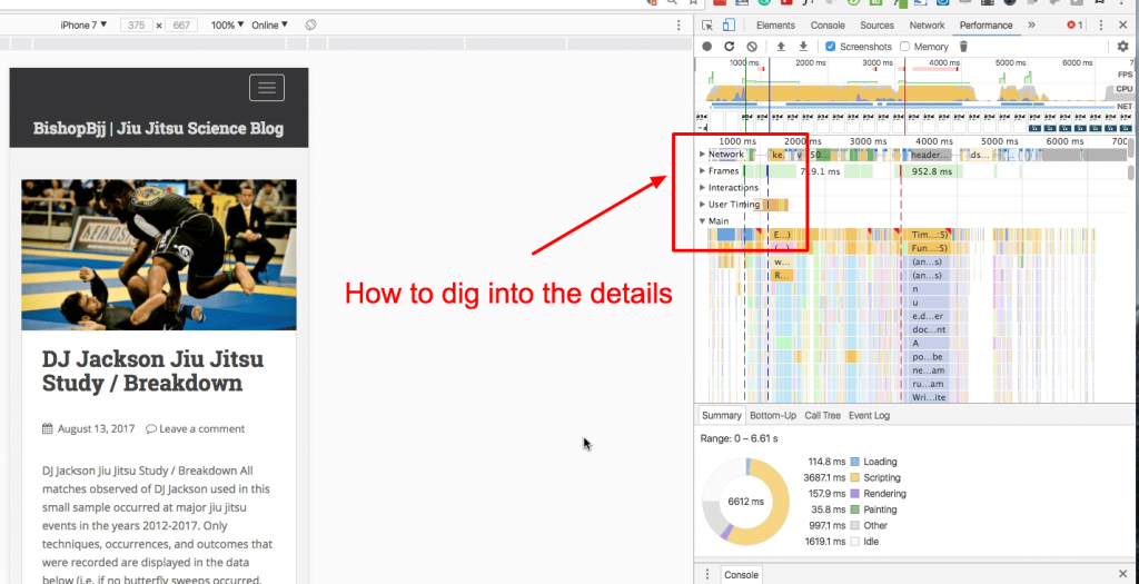 page loading speed