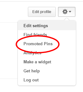 Select Promoted Pins