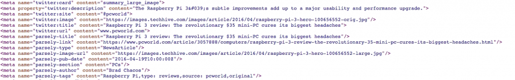 example of structured data review