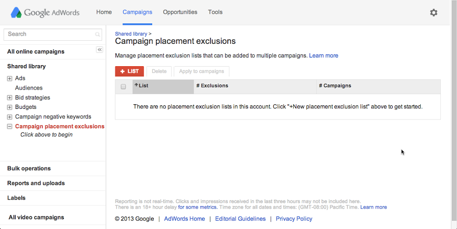 publiushers blacklisted from ad campaigns