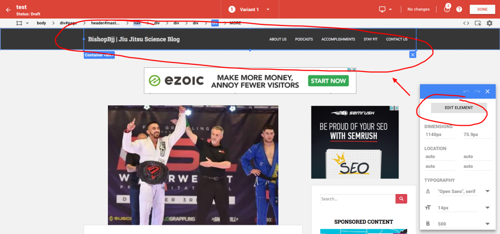 website testing
